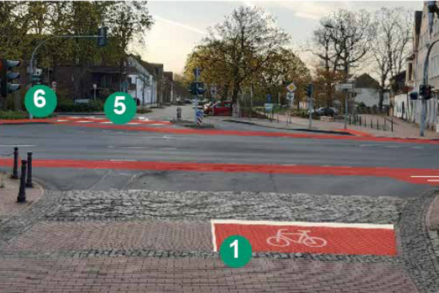 Lipptor Fahrradfreundliche Gestaltung des Halterner Innenstadtring