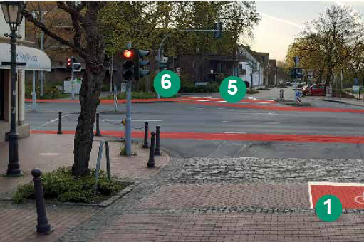 Fahrradfreundliche Gestaltung des Halterner Innenstadtring