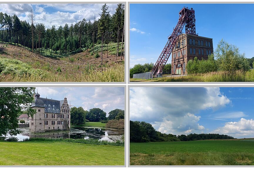 Touren-Impressionen Ansichten von geführten Radtouren