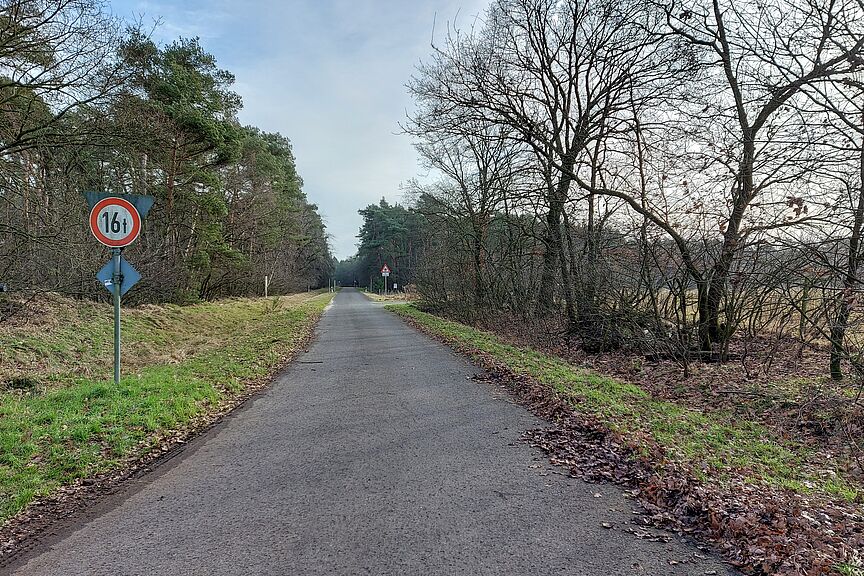 Weg im Februar Weg im Februar