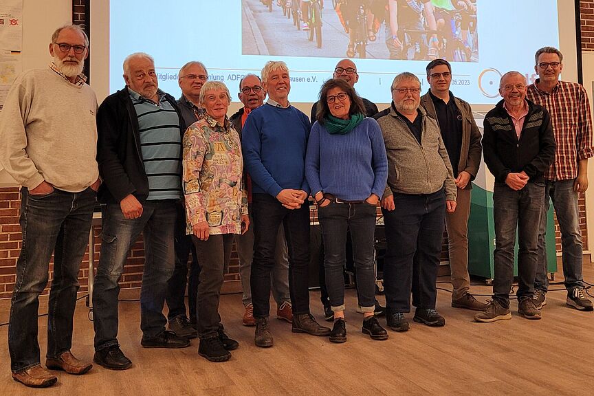 Neue Spitze beim ADFC Vest Recklinghausen e.V. Bild des neuen Vorstandes