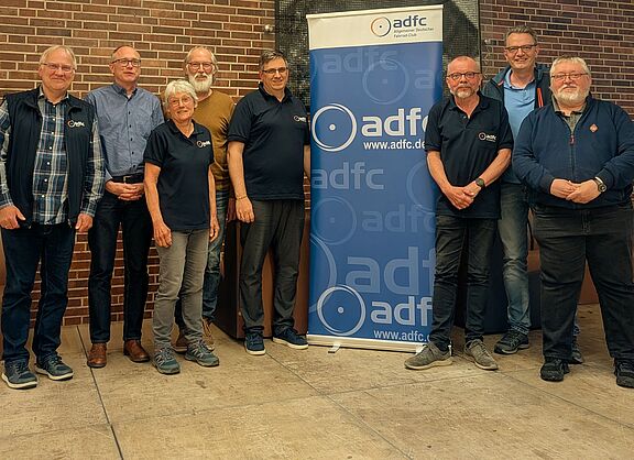 Teil des neuen Vorstandes Jürgen Milewski, Guido Pätzelt, Heike Kather, Wilhelm Fallout-Panner, Patrick Berner, Thomas Aehlig, Klaus Droste, Jürgen Busch